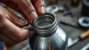 Fixing Bachgold Water Bottle Leaks When Putting in the Inner Sleeve bachgold bottle sleeve leaks
