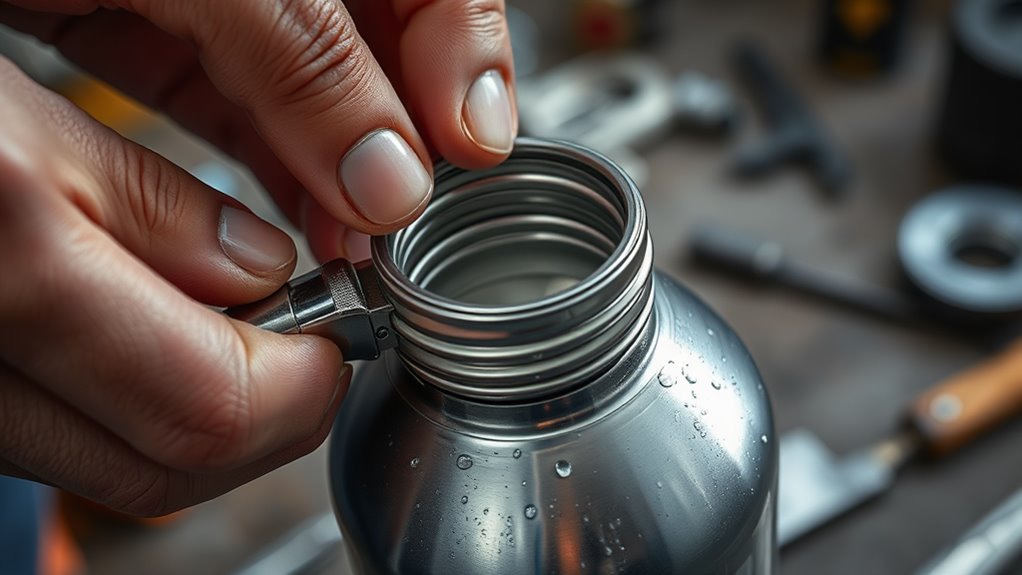 Fixing Bachgold Water Bottle Leaks When Putting in the Inner Sleeve Fixing Bachgold Water Bottle Leaks When Putting in the Inner Sleeve