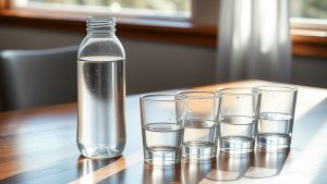 cups contained in bottle