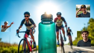 cyclist s love for hydration