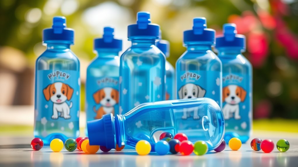 Bluey 370ml Reusable Water Bottle For Kids – BPA-Free Plastic, Nursery School Travel, Multicoloured