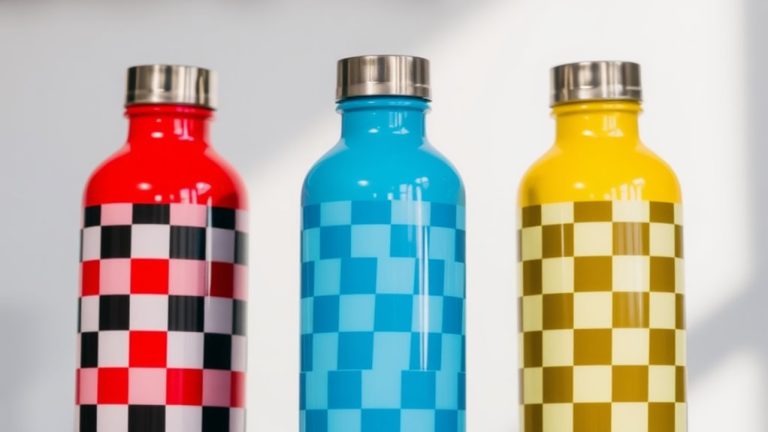 Top 3 Checkered Water Bottles for Stylish Hydration | H2GO Water Bottle