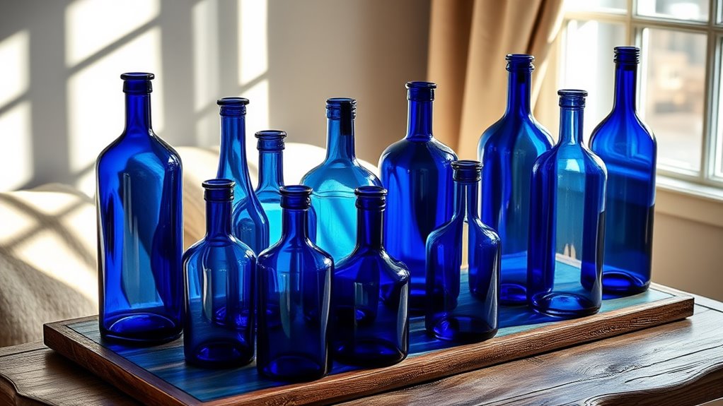 Choosing the Perfect Blue Glass Bottles for Home Decor Choosing the Perfect Blue Glass Bottles for Home Decor