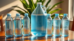 bottles of water measurement