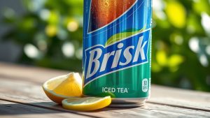 brisk iced tea caffeine content