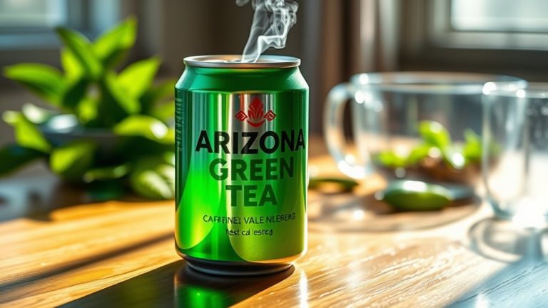 How Much Caffeine Is in Arizona Green Tea?