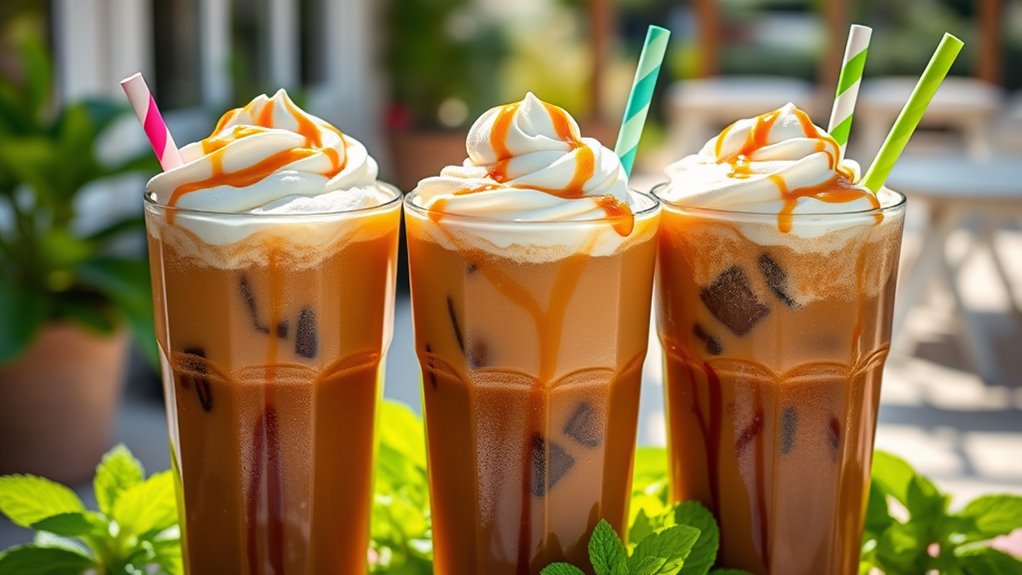 chilled caffeinated beverages for summer