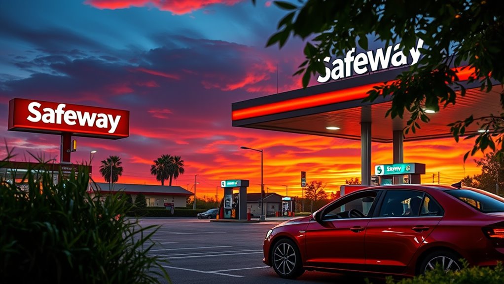 closest safeway gas stations