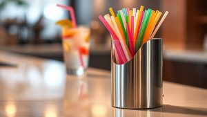 convenient straw storage solution