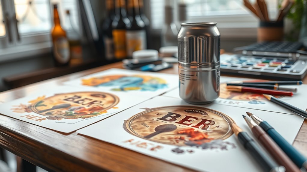 crafting ideal beer labels