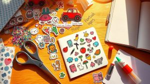 5 Creative Ways to Use Cartoon Stickers in Craft Projects creative cartoon sticker crafts