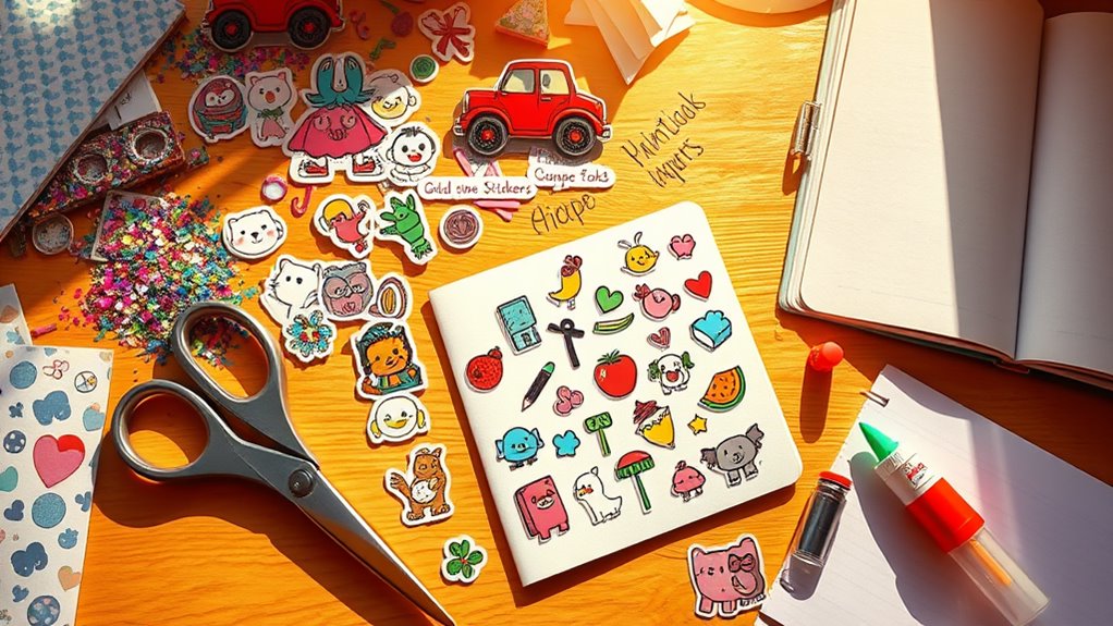 5 Creative Ways to Use Cartoon Stickers in Craft Projects 5 Creative Ways to Use Cartoon Stickers in Craft Projects