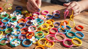 creative crafts with plastic rings