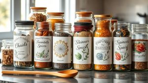 7 Creative Labels for Jars to Elevate Organization creative jar labeling ideas