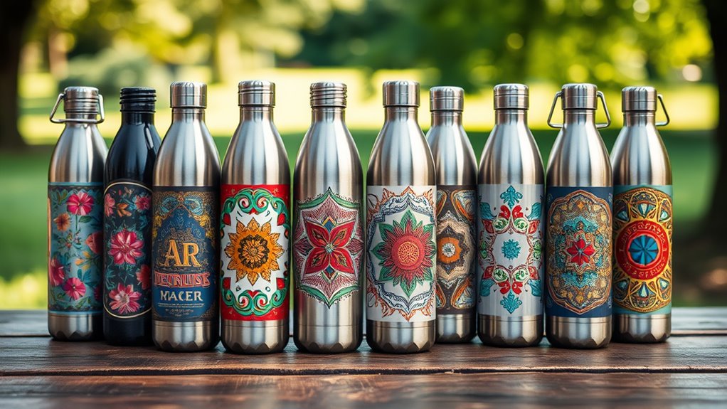 custom water bottle labels