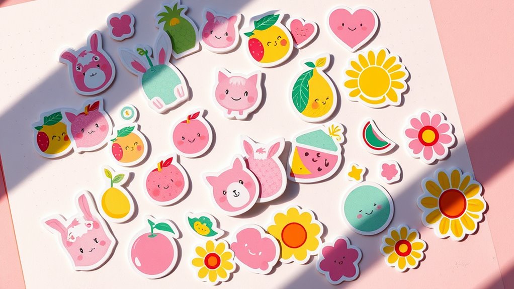5 Adorable Cute Stickers to Brighten Your Journal