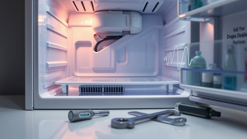 diagnosing noisy refrigerator issues