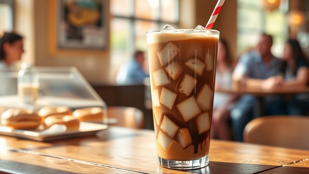 dunkin donuts mocha iced coffee