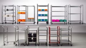 Top 10 Metal Carts for Efficient Storage efficient storage metal carts