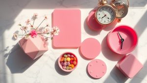 essential pink plastic decor