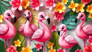 7 Adorable Flamingo Cartoon Designs to Brighten Your Day flamingo cartoon designs collection