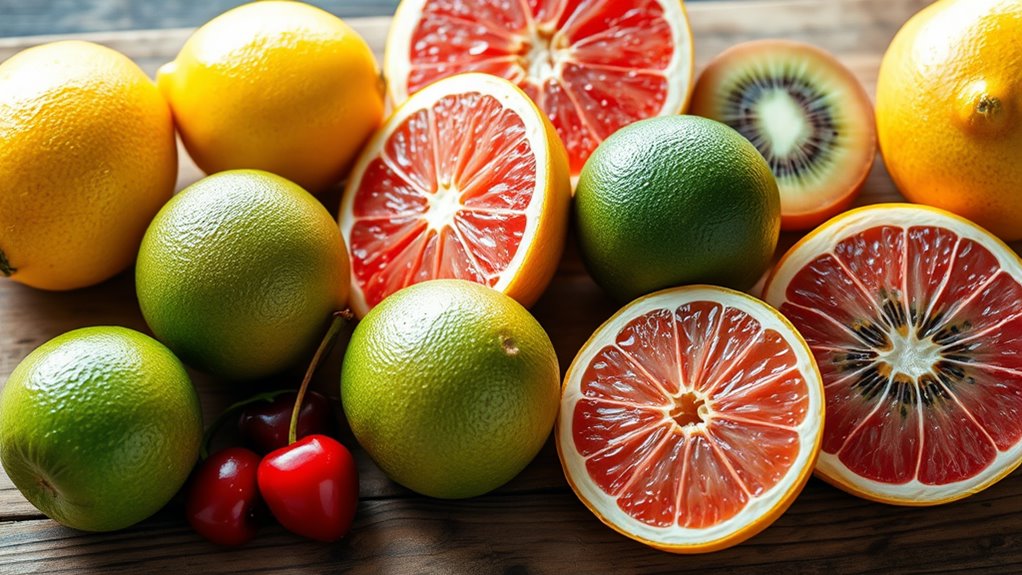 fruits more acidic than kiwi