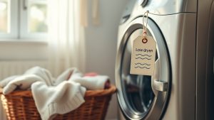 What Does Tumble Dry Low Mean? gentle heat drying setting