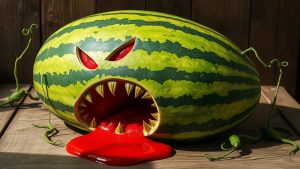 What Makes a Watermelon a Monster? gigantic juicy unexpected fruit