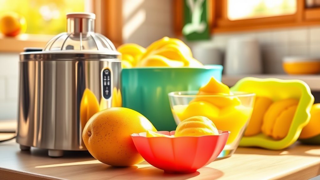 mango shaped ice cream ideas