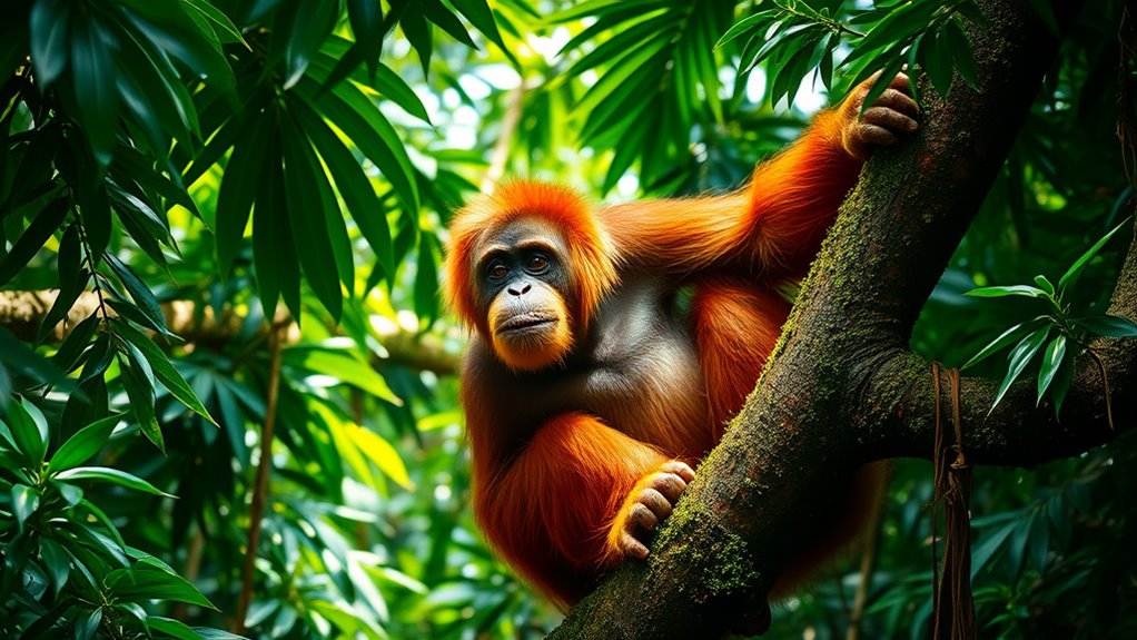 meaning of orangutan gestures