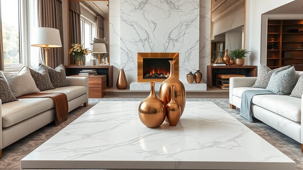 10 Stunning Metal and Marble Decor Ideas for Your Home 10 Stunning Metal and Marble Decor Ideas for Your Home