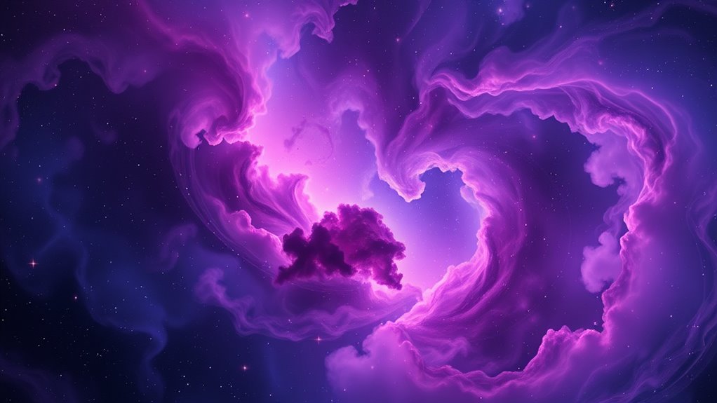 nebulae s color and composition