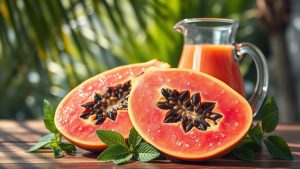 Health Benefits of Pink Papaya nutrient rich tropical fruit