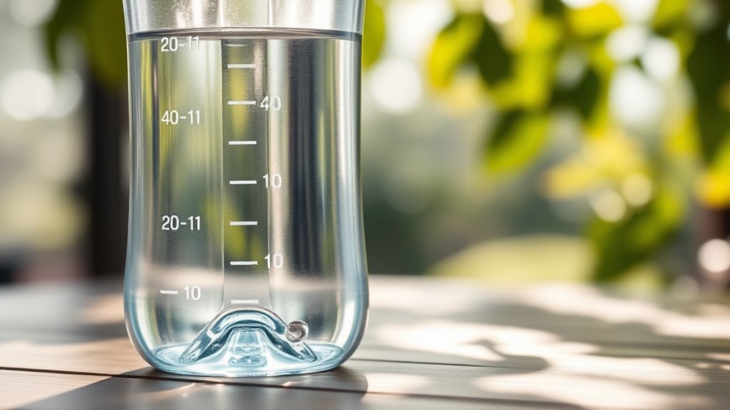 ounces in water bottle