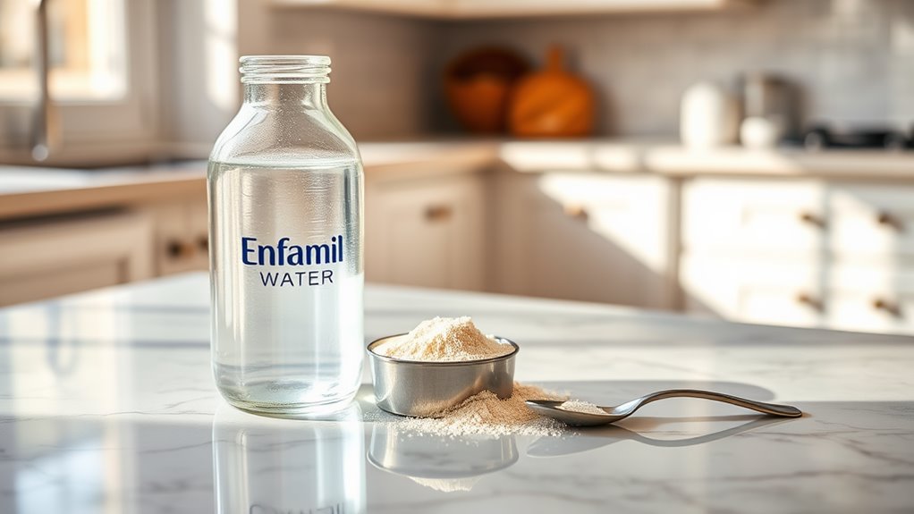 perfect formula mixing water
