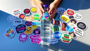10 Creative Custom Water Bottle Stickers for Personalizing Hydration personalized hydration bottle stickers