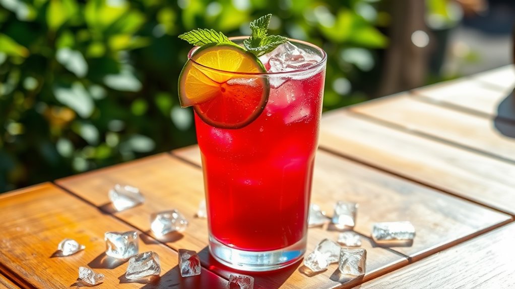 refreshing summer cherry drink