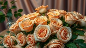 10 Stunning Ways to Incorporate Sparkly Roses in Decor sparkly roses decor ideas