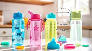 spill proof toddler water bottles