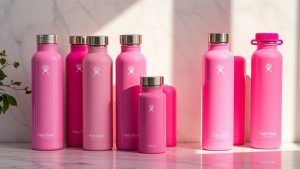 stylish pink hydro flasks