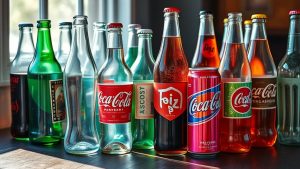 types of soda bottles