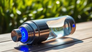 uv purification water bottle