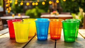 versatile 8 oz plastic cups