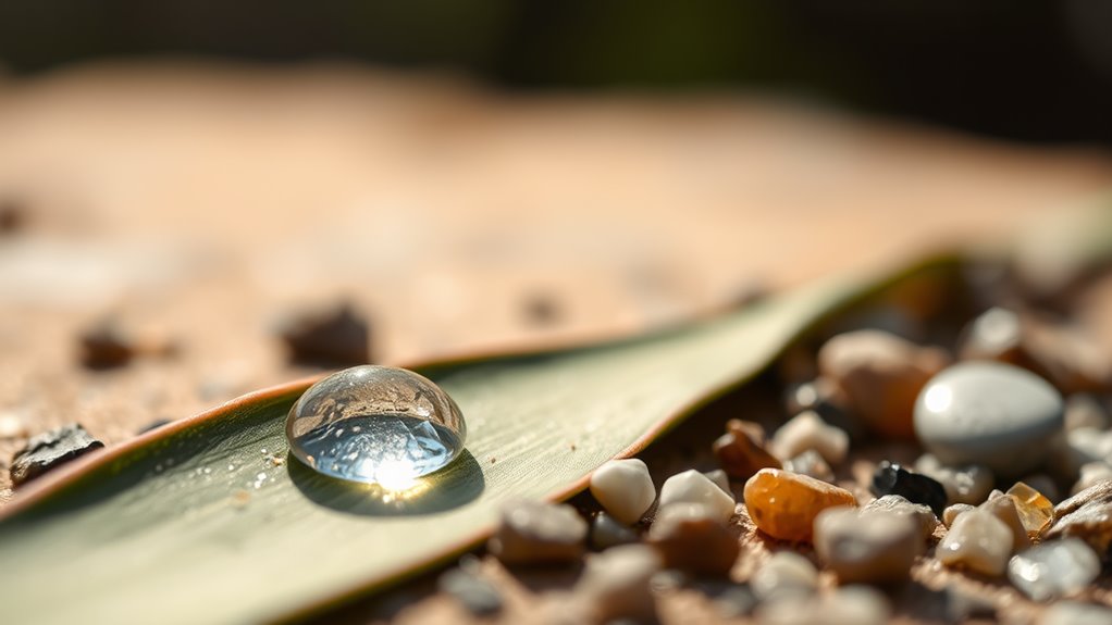 water lacks crystalline structure