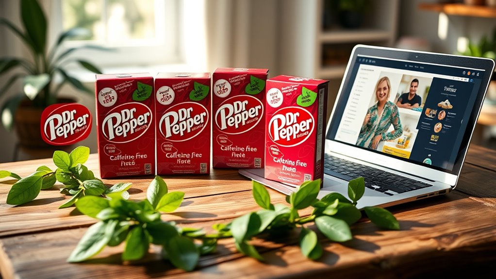 caffeine free dr pepper online