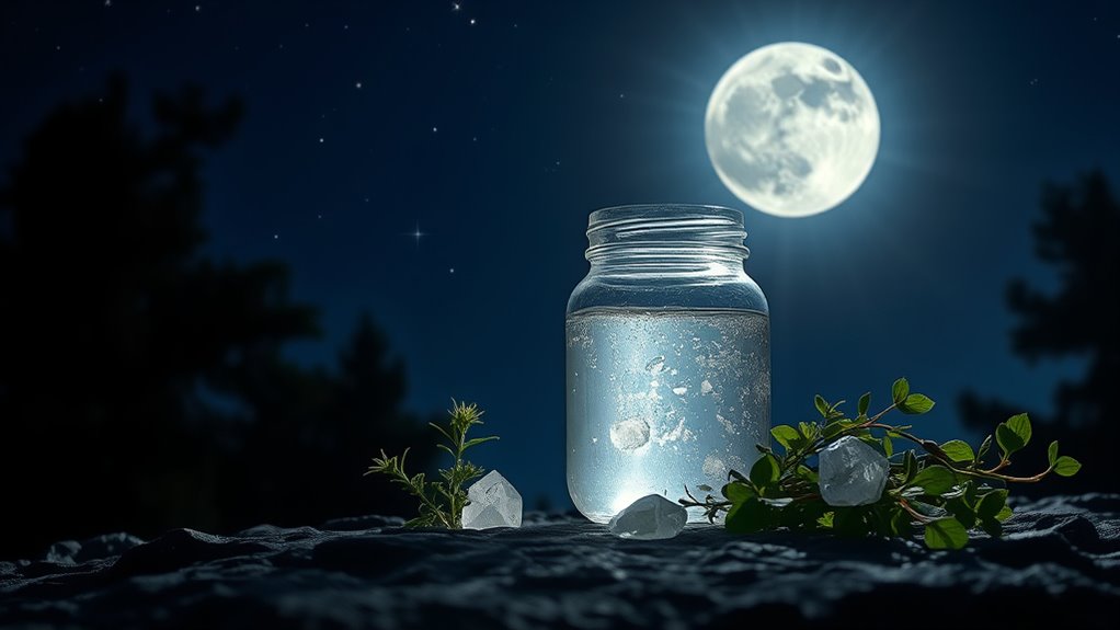 charge water under moon