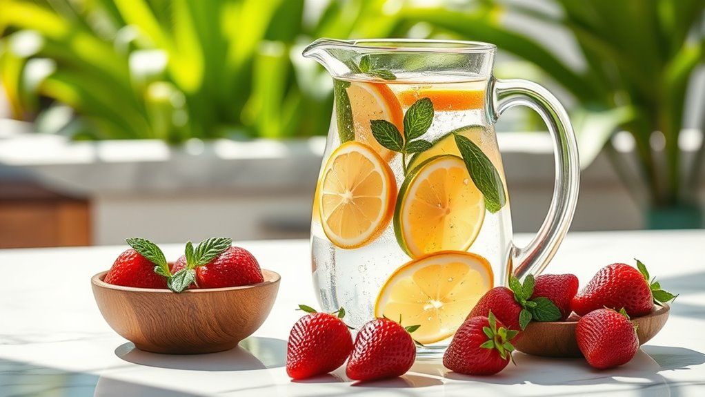 delicious healthy water additions