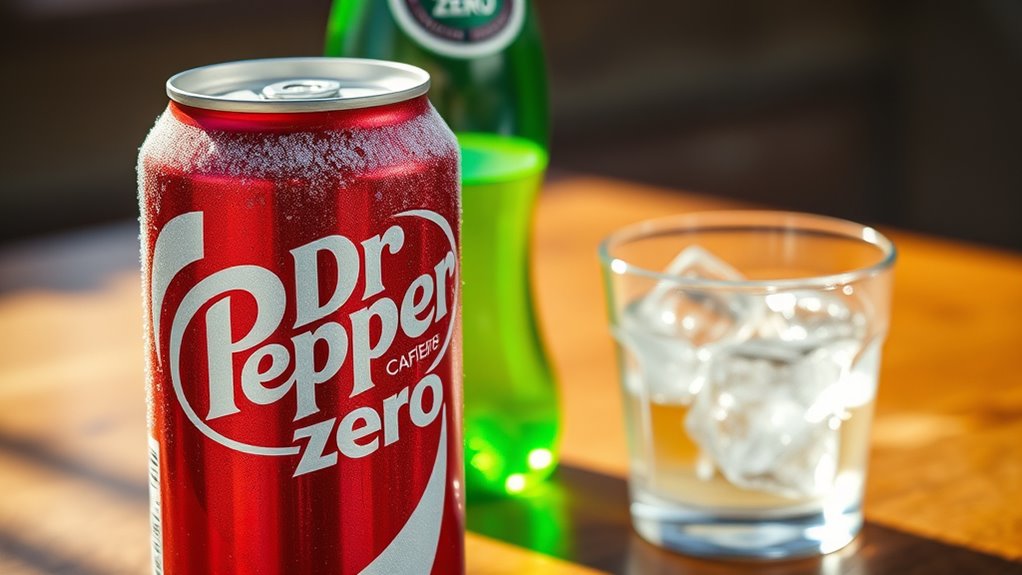 dr pepper zero contains caffeine