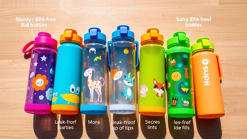 durable leak proof kids bottles