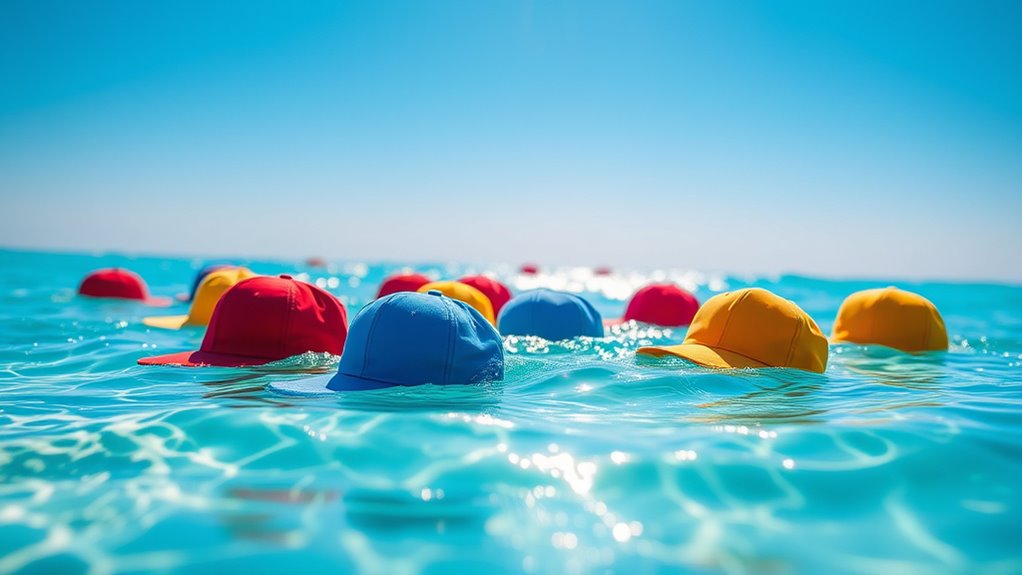 floatable baseball cap techniques